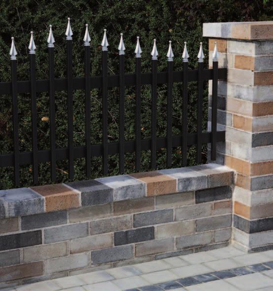 Tegula múr natur Oslovujúci variant plotu s