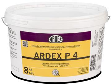 ARDEX doporučuje rychlý multifunkční penetrační nátěr ARDEX P4,