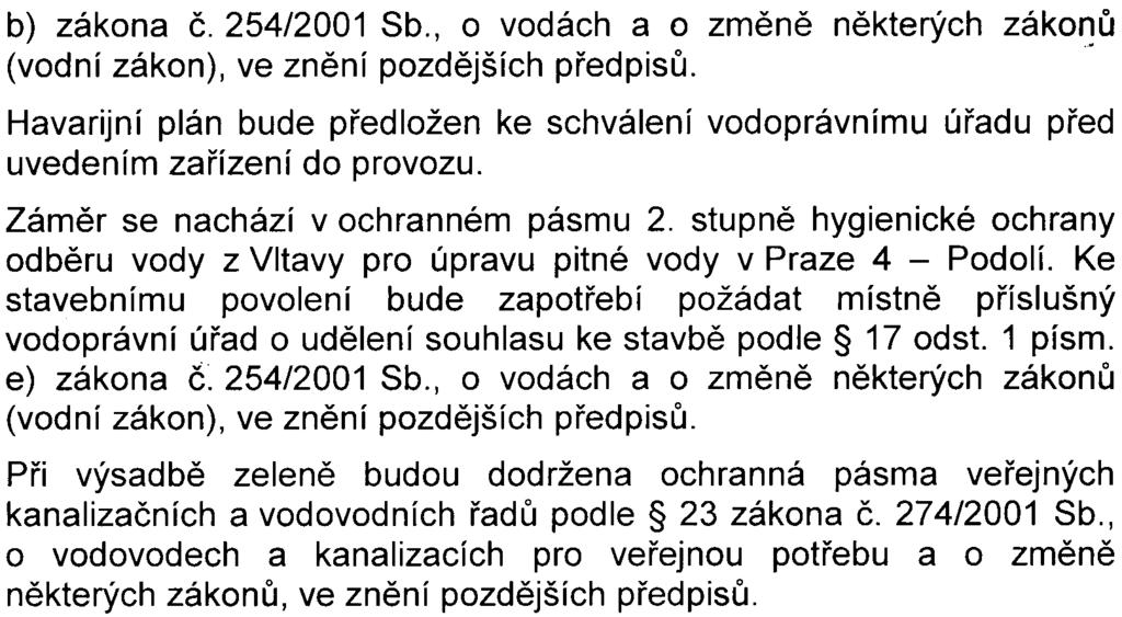 -17- b) zákona è. 254/2001 Sb., o vodách a o zmìnì nìkterých zákonù (vodní zákon), ve znìní pozdìjších pøedpisù... 4. 5. 6.