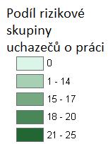 kategorii připadají i na muže (např. 14 osob v Brně-Střed, či 11 uchazečů v Brně-Sever).