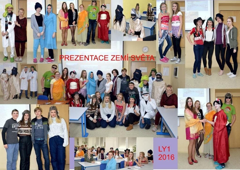 a vytvořila z těchto fotografií koláž, kterou jsem následně vyvěsila na nástěnku do učebny B100. Žáci zde úžasně dokázali pracovat v týmu a podílet se na realizaci dané činností.
