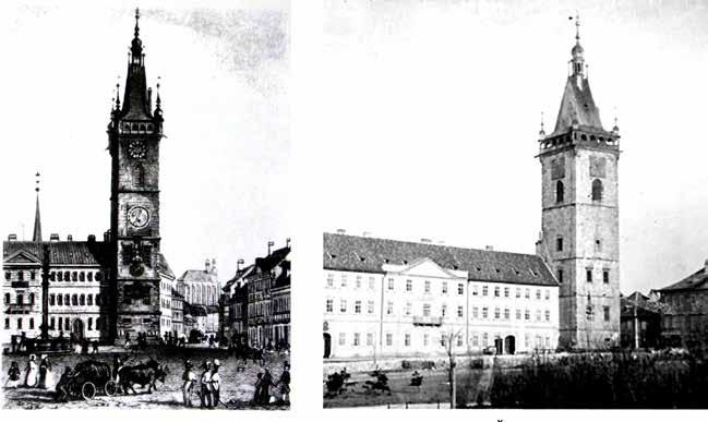 3 a 4) na místě starší dřevěné věže. Ta sloužila k vystavování svatých ostatků, k jejichž získání vynakládal Karel IV. velké úsilí a prostředky.