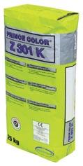 11,25 13,50 0,450 0,540 4 mm 2,2 10 mm 5,0 6 mm 3,0 8 mm 4,0 Prince Color Z 301 FX Profi Vysokoflexibilné lepidlo na lepenie všetkých typov keramických obkladov a dlažieb na balkóny, terasy, fasády a