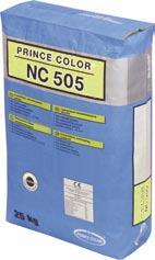 25 kg [40] 10,50 12,60 0,420 0,504 Prince Color NC 505 Špeciálna samonivelizačná hmota na báze cementu, na opravu a vyrovnanie nerovností v hrúbke od 2 do 10 mm na betónových, cementových a