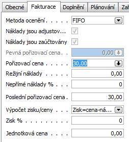 IDD a MS Dynamics NAV (FIFO) 1 perioda= 10 dní (P1) -> výrobní zakázka VZ1, potřeba 110 ks, náklad