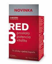 Slivka africká pre podporu zdravia prostaty, maca pre podporu sexuálneho zdravia a sibírsky ženšen pre podporu vitality.