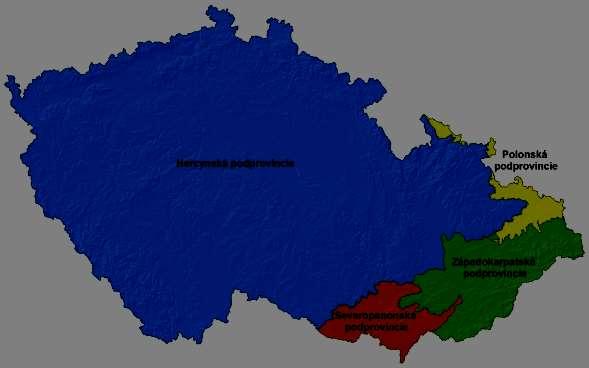 AREÁLOVA BIOGEOGRAFIE - KVĚTENNÉ OBLASTI 1 OBLAST: HOLOARCTIS - 2 - PODOBLAST - EUROSIBIŘSKÁ 3 - PROVINCIE - ATLANTSKO - EVROPSKÁ - SEVERO-