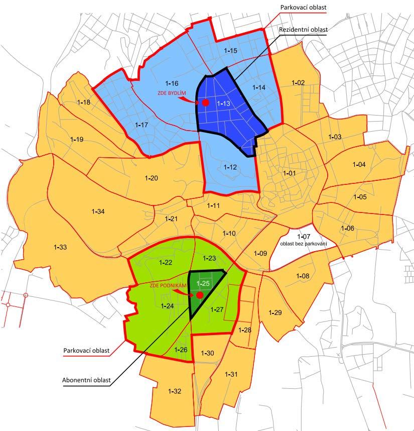 Základní principy pro Oblast placeného stání Oblast placeného stání (OPS) je vymezená oblast pro účely organizování dopravy za cenu sjednanou v souladu s cenovými předpisy.