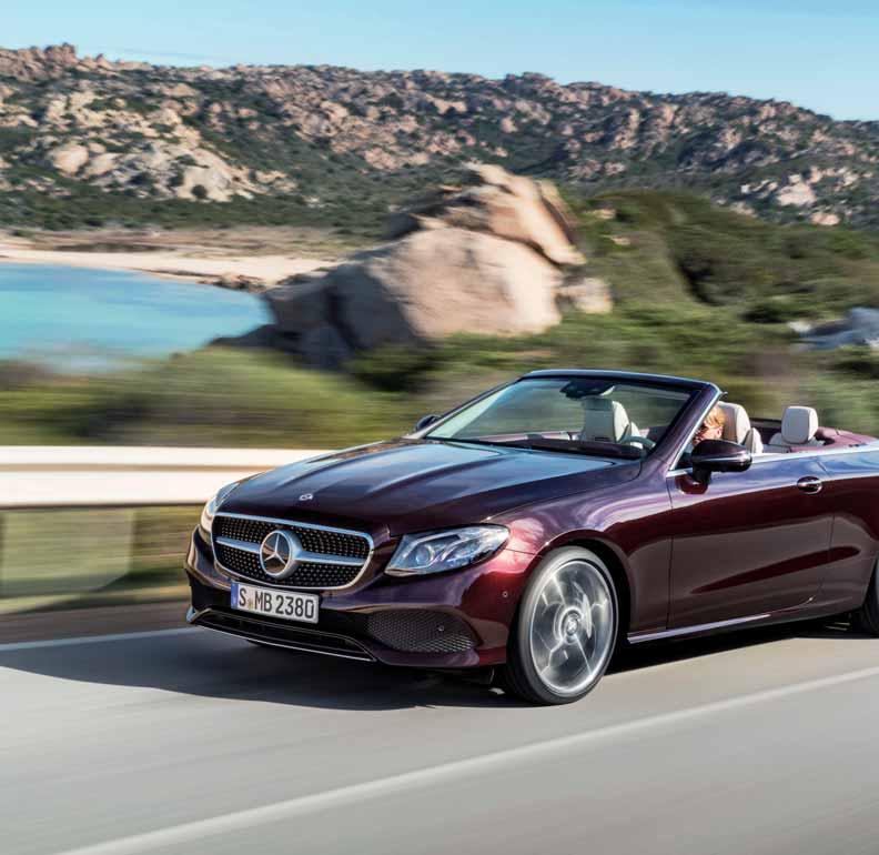lifestyle epravo.cz Mercedes-Benz E kabriolet s hlavou v oblacích Jak více si užít jízdu v krásném počasí, než se staženou střechou a větrem ve vlasech?
