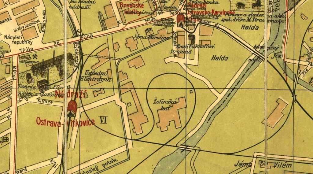říšská silnice, spojující Opavu s Těšínem (dnešní ulice 28. října).