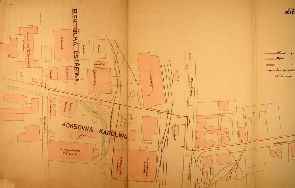 Elektrárna Karolina Elektrická ústředna u koksovny Karoliny v Moravské Ostravě byla zřízena již v roce 1905.