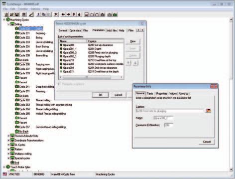 PC-software CycleDesign uložení NC podprogramů jako cykly Pro často opakovaná obrábění jsou v řídicích systémech HEIDENHAIN k dispozici parametrizovatelné NC podprogramy, jako takzvané cykly.