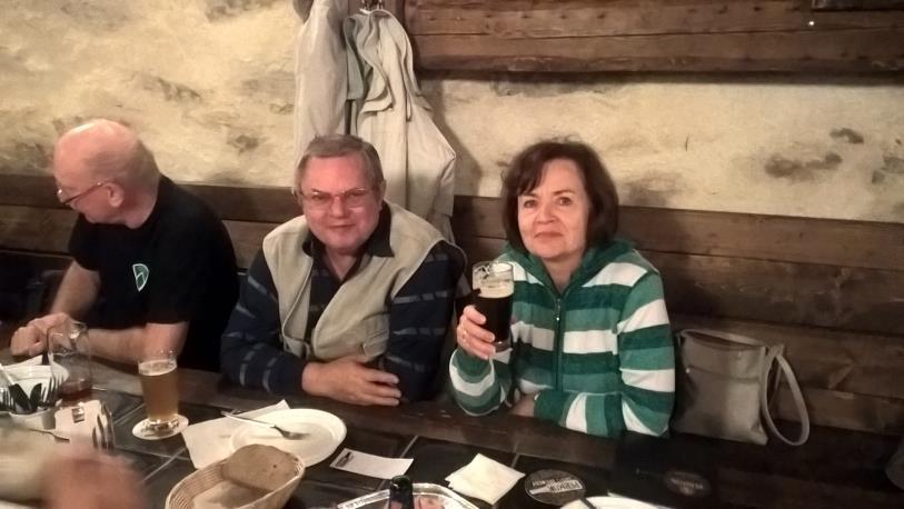 Po prohlídce jsme se přesunuli do restaurace pivovaru Permon.