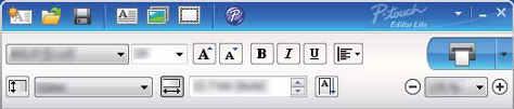 8 Jak používat aplikaci P-touch Editor Lite (pouze systém Windows ) Jak používat aplikaci P-touch Editor Lite (pouze model QL-810W) (pouze systém Windows ) 8 8 Program P-touch Editor Lite umožňuje