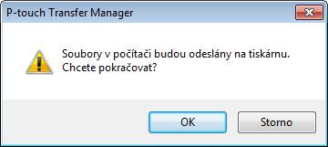 Jak používat programy P-touch Transfer Manager a P-touch Library (pouze pro systém Windows ) g Zvolte složku s šablonami či jinými daty, která chcete přenést, a poté klikněte na [P enést].