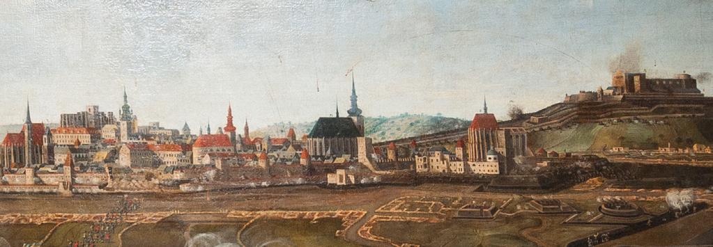 02 Nejvýznamnější čin uhájení Brna 1645 Po porážce císařských vojsk u Jankova Švédové táhli na Vídeň, ale v cestě jim stálo Brno se svou pevností Špilberk. Šance na ubránění byla velmi malá. Od 3.