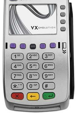 I.2.3 Verifone Vx520 1 2 3 Vysvětlivky 1 funkční tlačítka F1 (_F1_), F2 (_F2_), F3 (_F3_), F4 (_F4_) 2 funkční tlačítka F5 (_F5_), F6 (_F6_), F7 (_F7_), F8 (_F8_) 3 funkční tlačítko ALFA (_ALFA_) 4