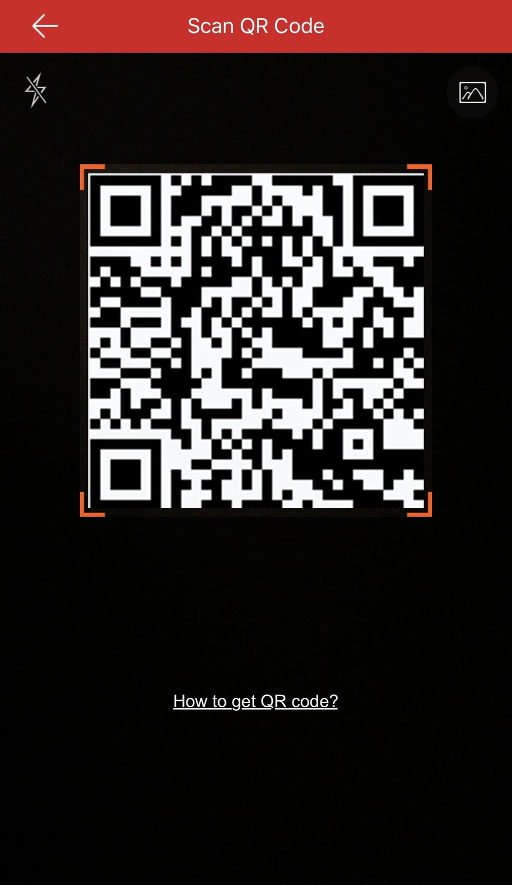 Přidání naskenováním kódu QR Zařízení lze přidat naskenováním kódu QR.