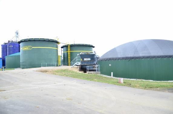 4.3. Bioplynové stanice Poslední oblastí, kterou se společnost zabývá a do které v posledních letech investuje, je oblast výroby energií.