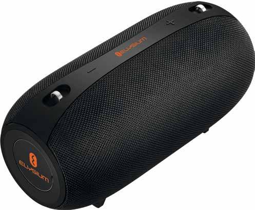 2 výkonný zesilovač s DSP výkon 20 W (2 10 W) 2 reproduktor o průměru 57 mm Li ion baterie s kapacitou 6600 mah funkce Powerbanky (max.