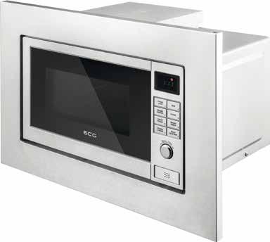 Mikrovlnné trouby MTD 2390 VGSS Vestavná mikrovlnná trouba CZ Objem 23 l digitální ovládání mikrovlnný výkon 900 W výkon grilu 1000 W celonerezové provedení vč.