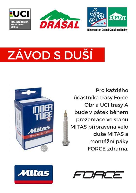 Druhá strana bude obsahovat zákres všech tras a je určena k vyfocení pro všechny, kdo se vydají na něktrou z pěti tras FORCE OBR, A (UCI), B, C, D letošního ročníku Bikemaratonu Drásal České