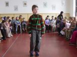 února 2005 Děti z mateřské školy o maškarním průvodu