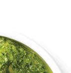 Olej 2½ lžíce 1½ lžíce 1 lžíce Pesto (zavařené, nebo čerstvé) 125 g 75 g 60 g 45 g Sůl 2