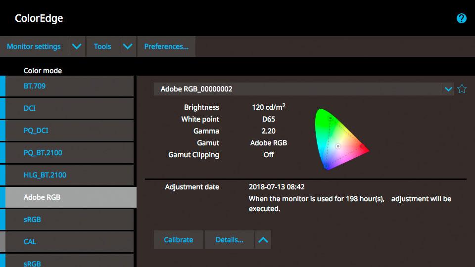 Díky 10bitové reprodukci barev na základě 16bitové tabulky LUT můžete využívat ohromné barevné spektrum.
