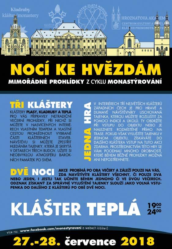 Strana 10 MARIÁNSKOLÁZEŇSKÉ NOVINY 20. červenec 2018 KULTURNÍ A SPORTOVNÍ PŘEHLED AKCÍ PRO MARIÁNSKÉ LÁZNĚ A OKOLÍ SOBOTA 21.7.