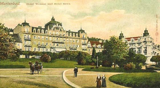 Strana 12 MARIÁNSKOLÁZEŇSKÉ NOVINY 20. červenec 2018 Hotel Weimar-Kavkaz má slavnou historii Stavebníkem dominantní palácové budovy hotelu Weimar byl Franz von Klebelsberg.
