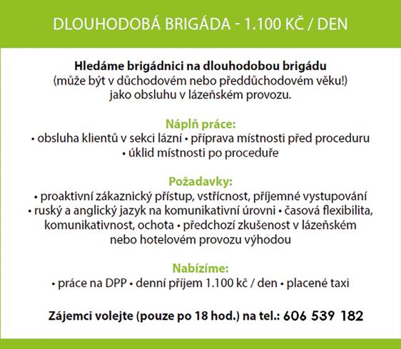 Akce proběhla za podpory města a sponzorů: Restaurace Holiday, Bowling Dyleň, Hotel Flora, Hotel Maxim, Park Boheminium, Bohemia-Spa Moor s.r.o., Koval-zmrzlinové stroje. Nová Karna s.r.o. (Jaroslava Voltrová, ZKO Mar.
