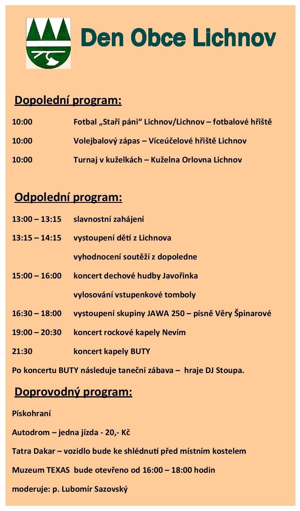 Turnaj v kuličkách o putovní pohár Orla jednoty Lichnov 20.5. 2018 IV. ročník Výsledky: Kluci do 15 let: 1. Martin Koudelák 2. Stanislav Keller 3. Sidney Rek 4. - 5.