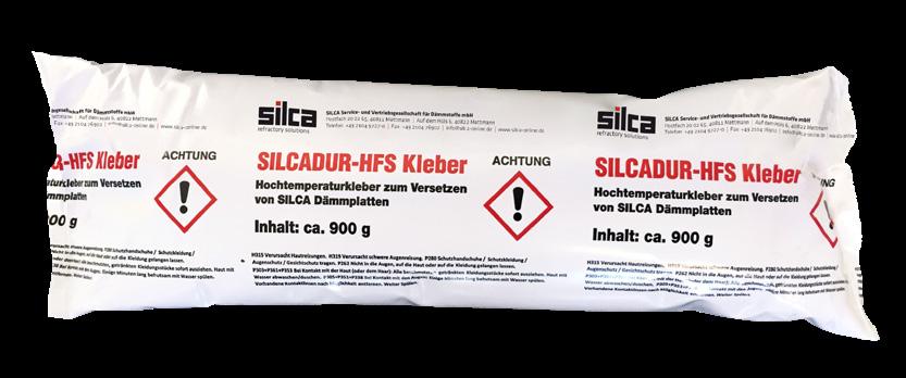 Lepidlo SILCADUR-CSMH se dodává v uzavřených plechových nádobách o 500 ml a v kartuších o 310 ml.