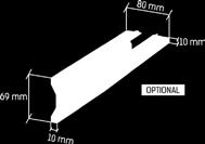 Spodní kryt Kód: KI-NAT přírozený KI-ARG stříbrný KI-INOX