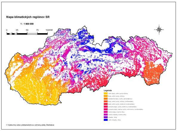 1.2 KLIMATICKÉ POMERY Podnebím patrí SR do mierneho klimatického pásma, pričom podnebie je výrazne ovplyvňované nadmorskou výškou a typom reliéfu.