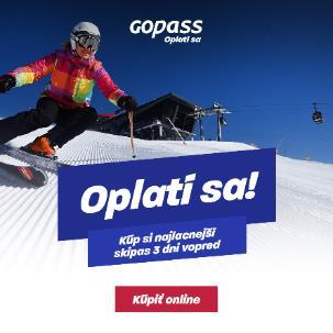 GOPASS program stále rastie Len na Slovensku bolo k 31.10.