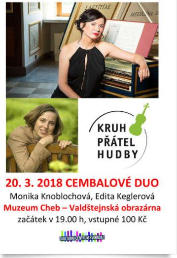 CEMBALOVÉ DUO Dne 20. března 2018 jsme se zúčastnili koncertu dvou cembal. Jednalo se o představení paní E. Keglerové a paní M.