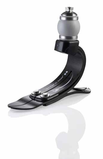 Technologie EVO zajišťuje hladký odval chodidla s plynulým průběhem chůze Absorpce rázů pro větší komfort a menší namáhání těla Rotační schopnost pro větší pohodlí pahýlu v protetickém lůžku a menší