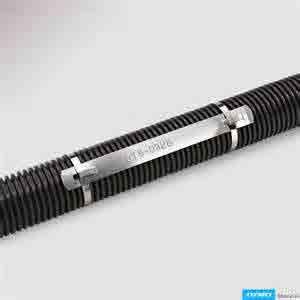 Rhino M1011 Mechanický ručný štítkovač na hliníkové a nerezové pásky šírky 12 mm.