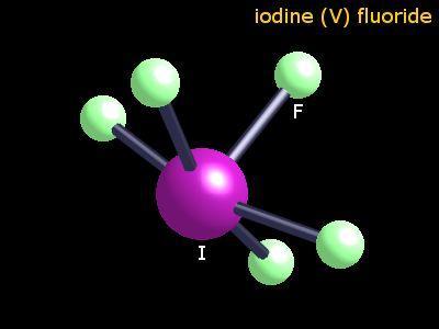 Interhalogeny Hexaatomové: ClF 5 350 C, 25 MPa Vlastnosti: Cl 2 + 5 F 2 2 ClF 5 ClF 5 + 2H 2 O 4 HF + FClO 2 >150 C BrF 5 Br 2 + 5 F 2 2 BrF 5 BrF 5 + 3 H 2 O 5 HF + HBrO 3 za norm.