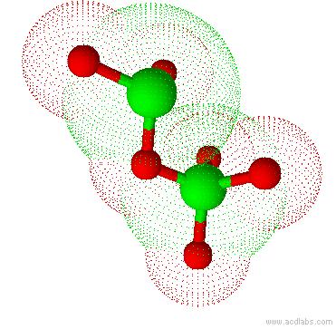 Oxidy Cl 2 O 6 dimerní ClO 3 tmavo-červená kapalina 2 ClO 2 + 2 O 3 Cl 2
