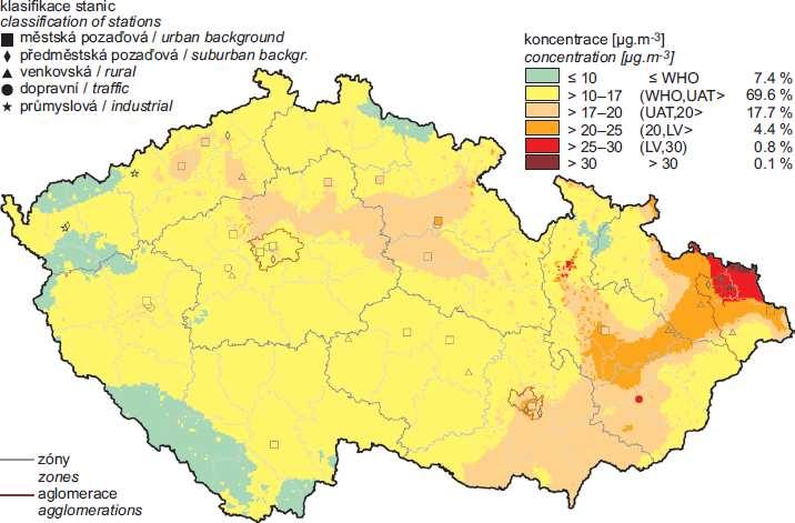 Obr. 17 Pole roční průměrné