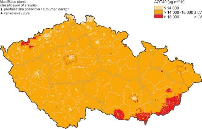 Obr. 21 Pole 26. nejvyššího maximálního denního 8hod.