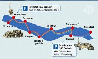 Mýtné: 17,50 / automobil, 11 motorka vjezd s Korutanskou kartou zdarma Vyhlídková plavba lodí po řece Drávě - lodě jezdí: Villach - Wasenboden - St.