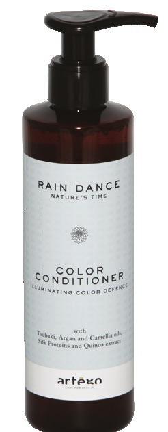 nebo šamponem pro barvené vlasy Rain Dance, následně