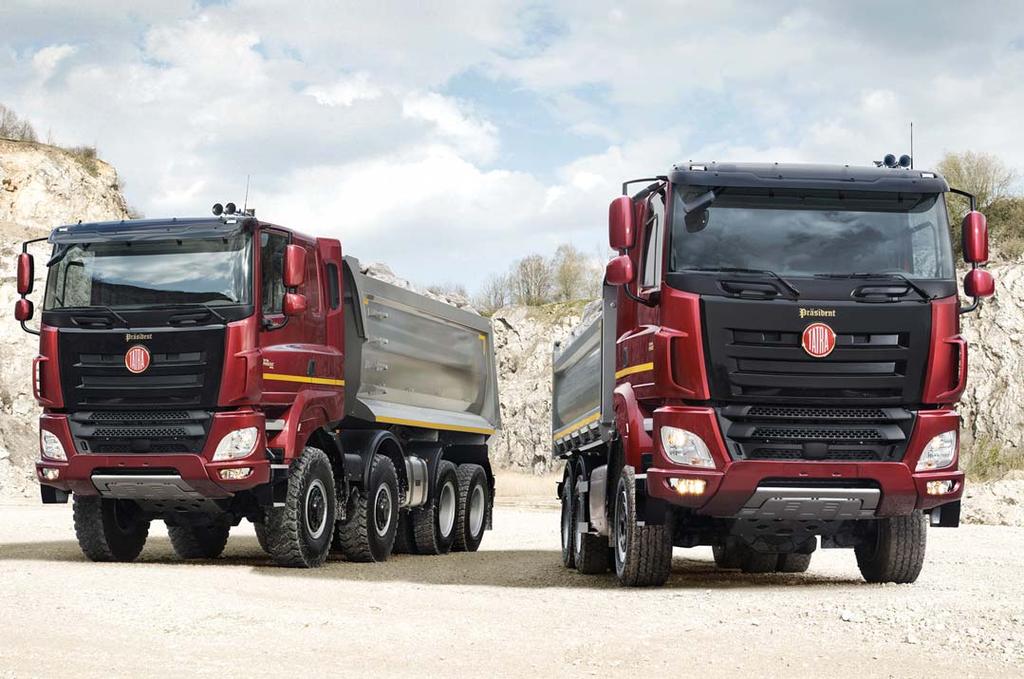 JAK SE VEDE Kopřivnická Tatra prosperuje, přeloučská Avia ji chce následovat TATRA TRUCKS ve znamení růstu a investic Tatra Phoenix Euro 6 Präsident Foto: TATRA TRUCKS minulém roce automobilka TATRA