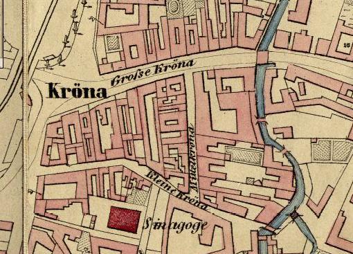 Z níţe zobrazených ústřiţků historických map lze hádat, ţe objekt v dnešní podobě zde stál v roce 1858 viz obr. 7.6.