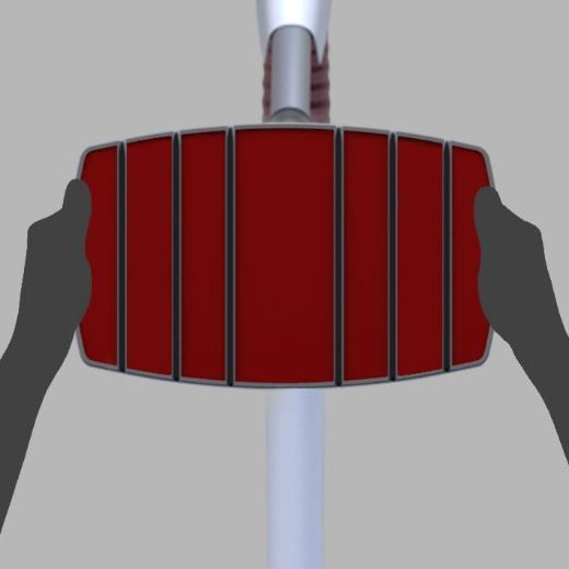 Konstrukčně technologické a ergonomické řešení 6.2.3 Nastavení hlavy biolampy Nastavení hlavy je komplexní záležitost.