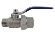 SYSTÉM PPR STRANA 109 PPR přechodka plast/kov se šroubením vnější (ploché těsnění) PPR6241 PN20 20x1/2" 25x3/4" 32x1" 93,90 133,20 200,90 PPR šroubení k vodoměru PPR6245 v matce otvor pro plombu